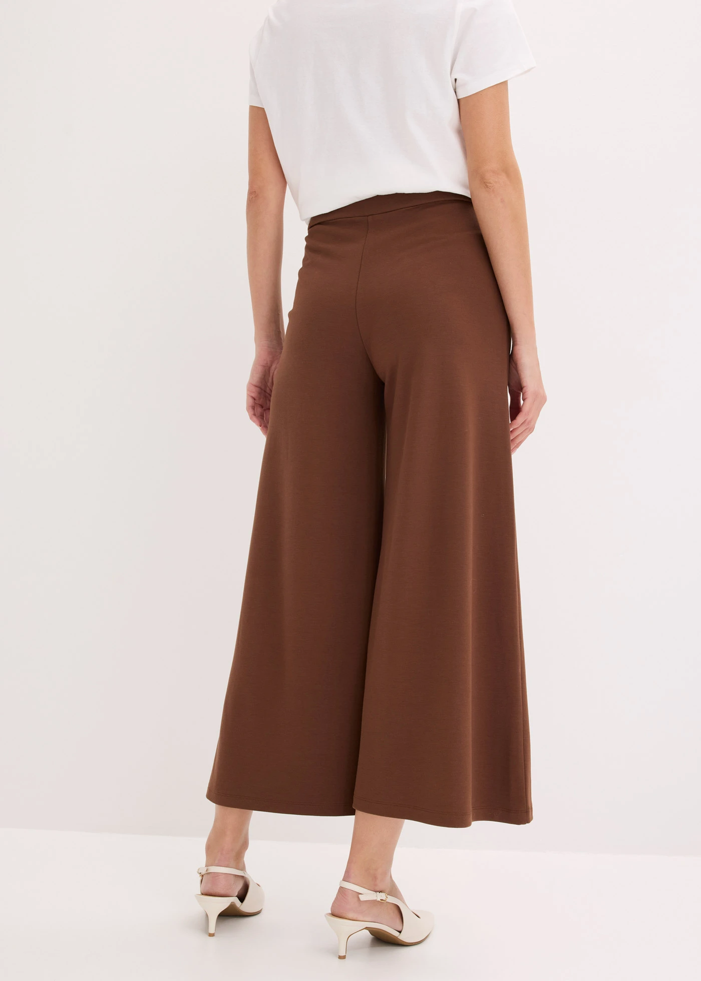 Jupe-culotte en viscose majoritaire • marron • Boutique bonprix