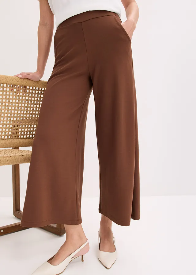 Culotte in een viscosemix • bruin • product-page.page-title-suffix