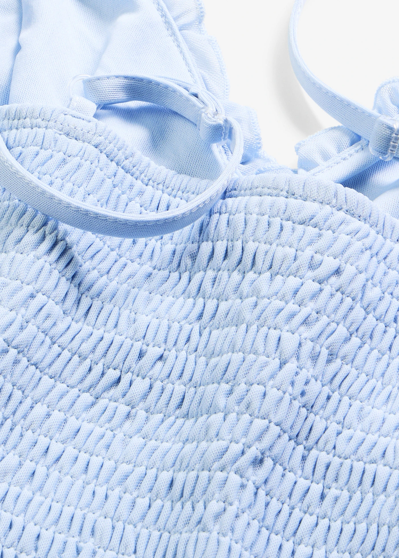 Džersejové šaty z jemnej sieťoviny • púdrovo modrá • obchod bonprix