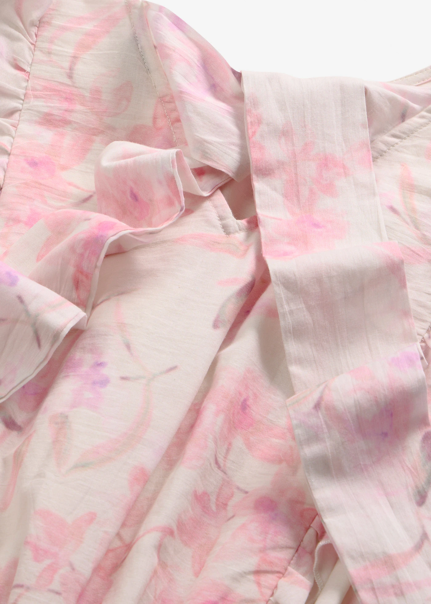 Robe longue 100% coton • écru floral • Boutique bonprix