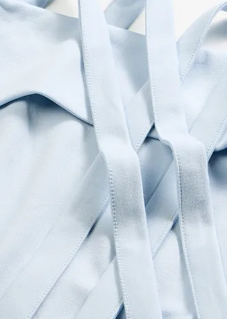 Combinaison à bretelles nouées • bleu poudré • Boutique bonprix