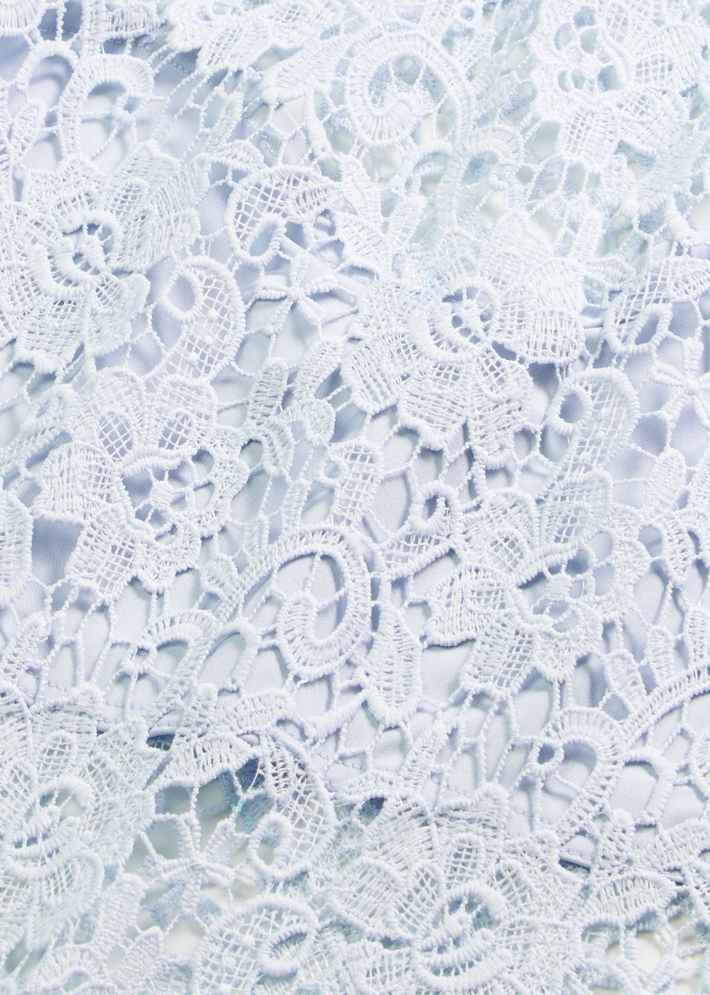 Top van kant • poederblauw • bonprix online shop