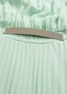 Avondjurk van lichte chiffon met plissé • kristalmint • bonprix online shop