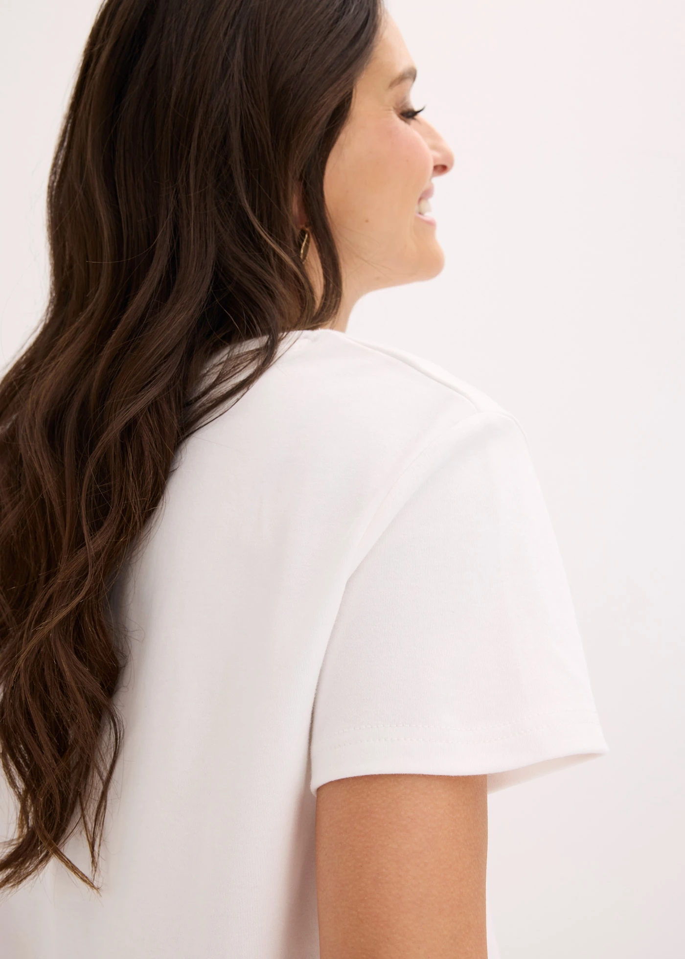 T-shirt 100% coton • blanc floral • Boutique bonprix