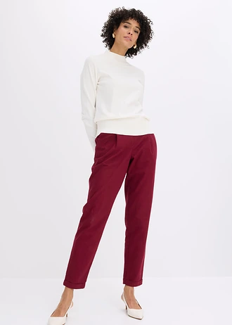 Linnen broek, Kleur: esdoornrood