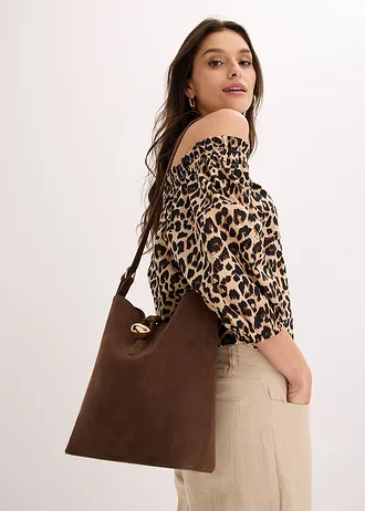 Sac seau avec détail boucle • marron • Boutique bonprix