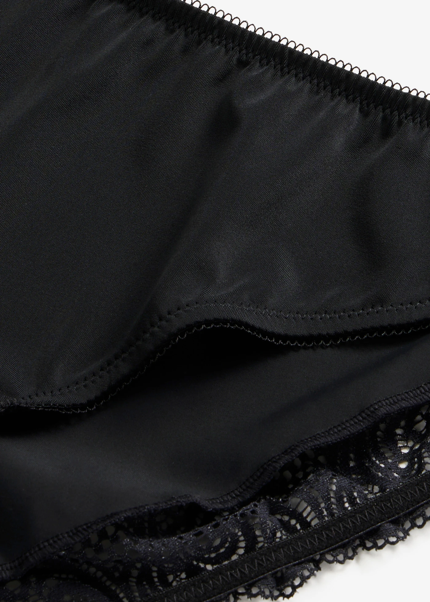 Slip avec dentelle • noir • Boutique bonprix