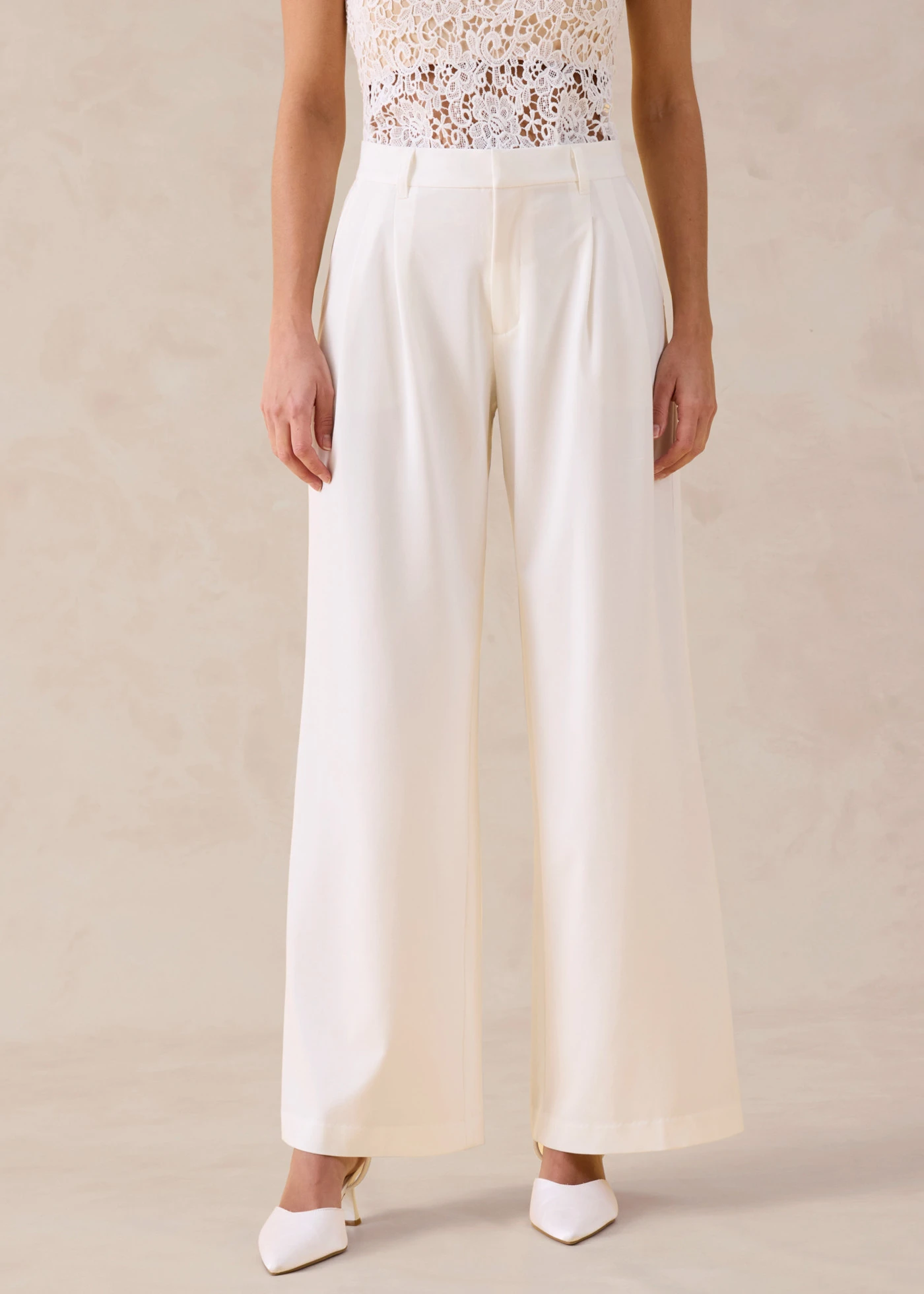 Marlene Dietrich broek • wolwit • bonprix online shop