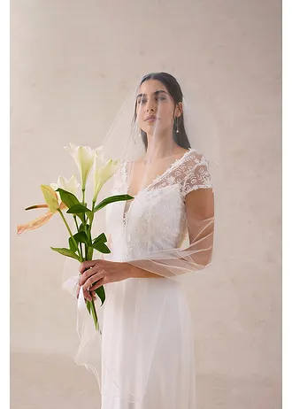 Robe de mariée à dentelle • ecru • Boutique bonprix