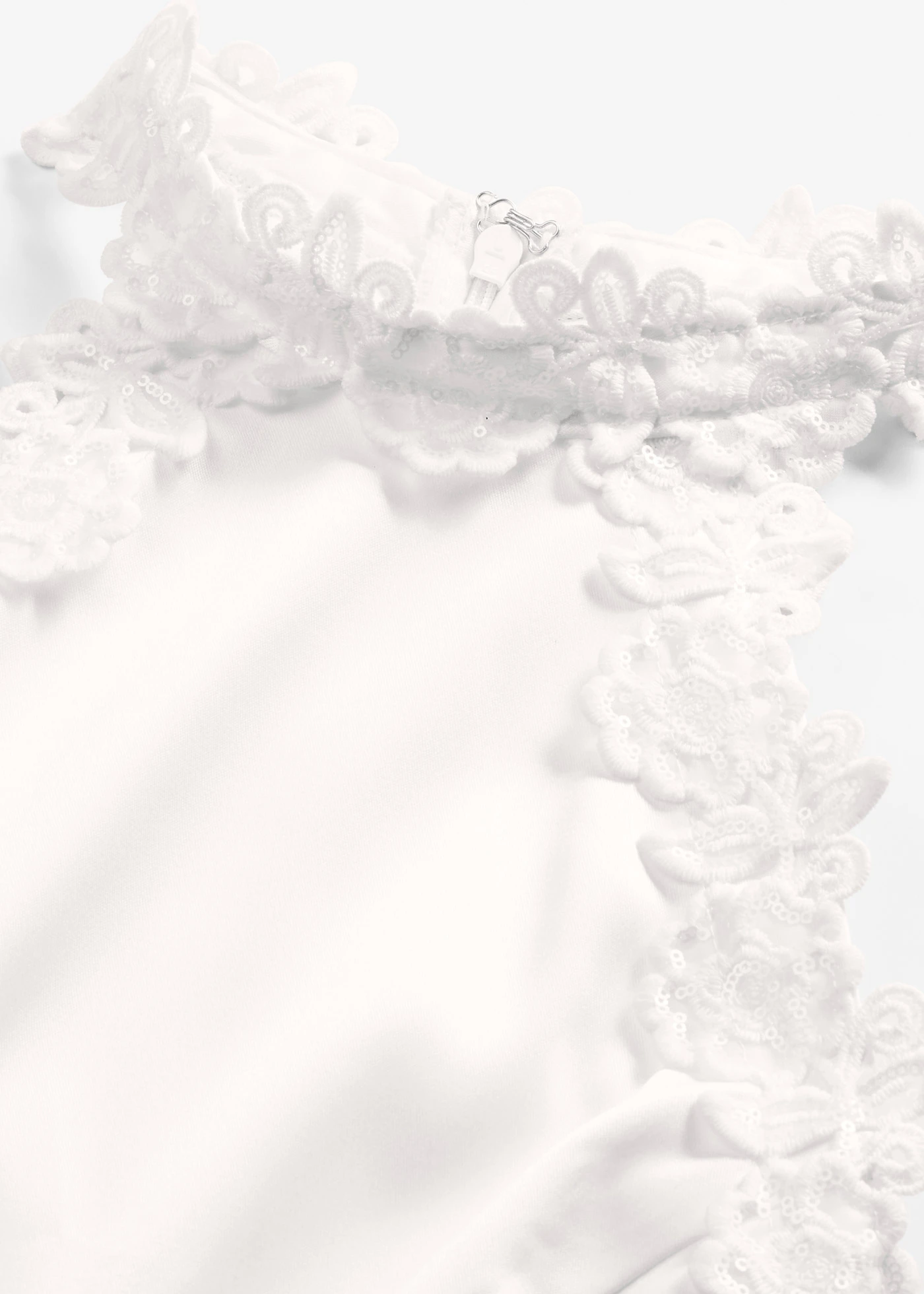 Rochie de mireasă din satin lucios cu dantelă • ecru • magazin bonprix