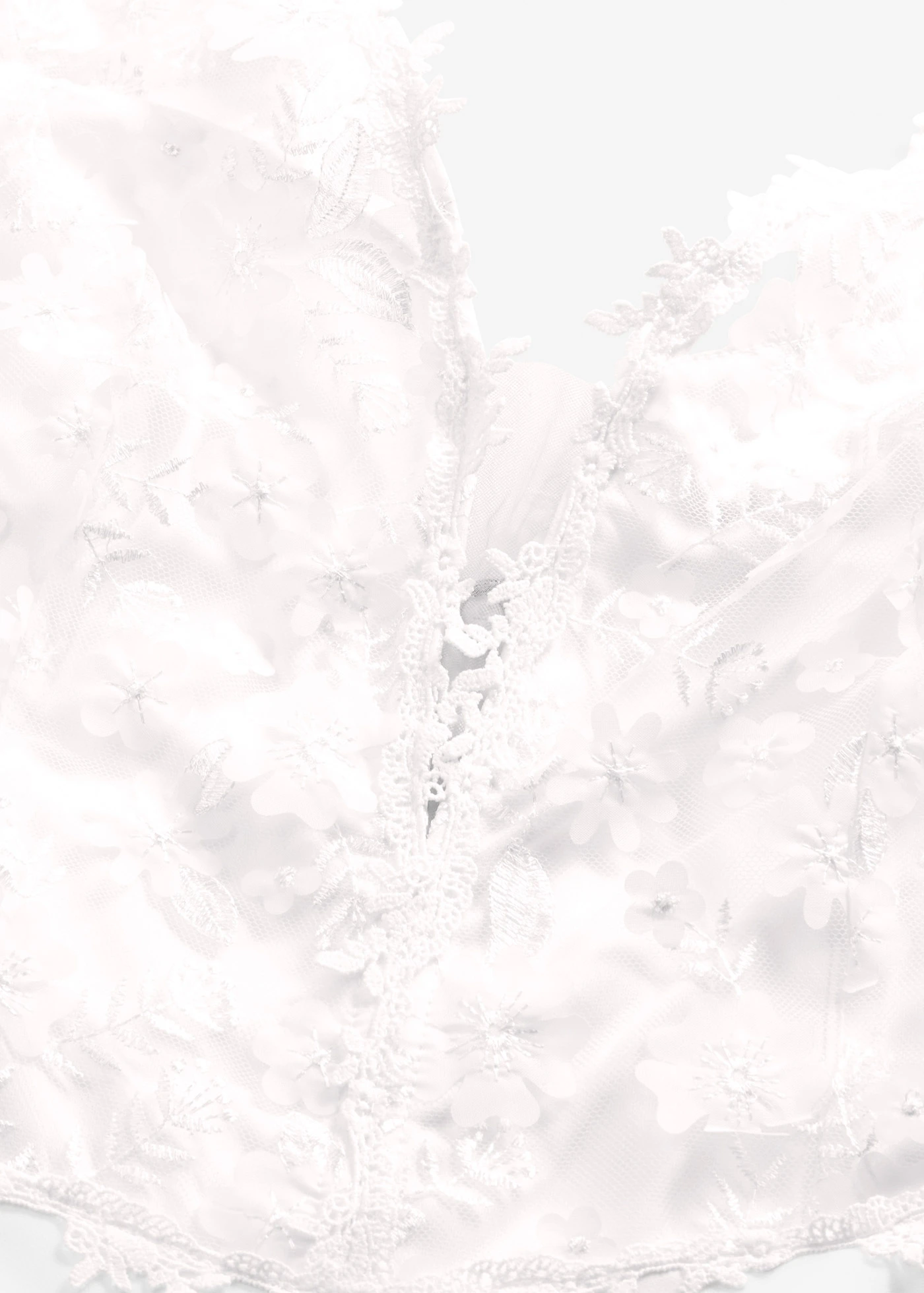 Menyasszonyi ruha csipkével • gyapjúfehér • bonprix áruház