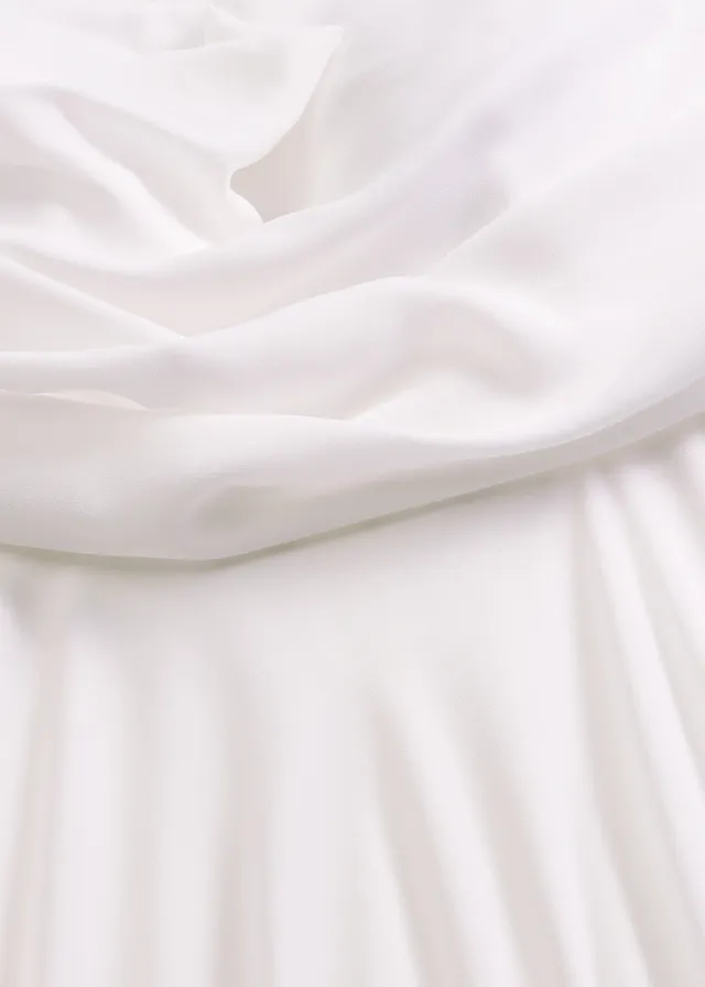 Robe de mariée en mousseline avec drapé • écru • product-page.page-title-suffix