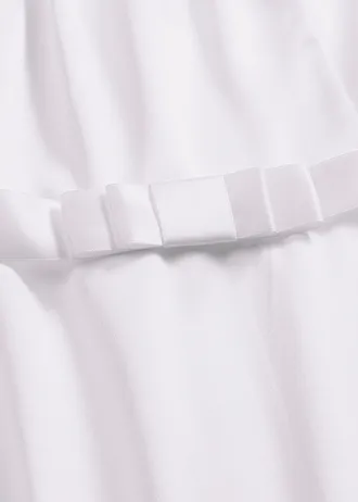 Etui ruha fényes szaténból • gyapjúfehér • bonprix áruház