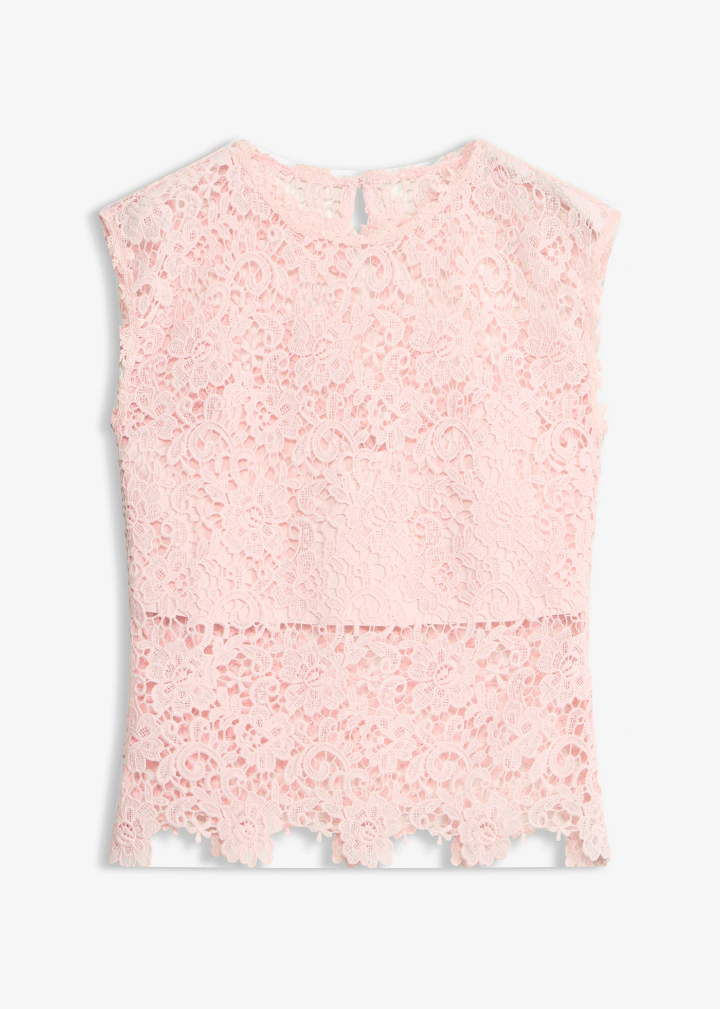 Top en dentelle • rose nacré • Boutique bonprix