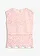 Top z krajky, barva: perlově růžová