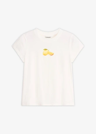 Bluză din material elastic cu bumbac