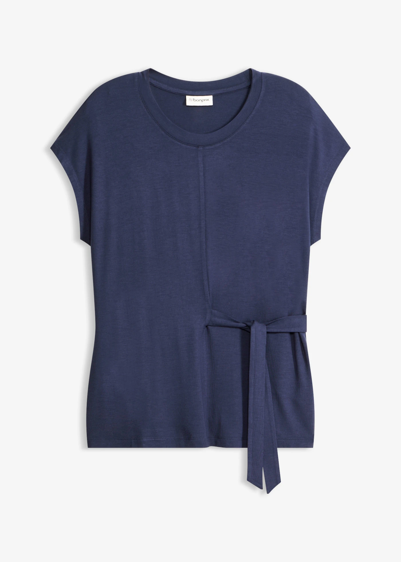 Shirt in een zachte viscosemix • donkerblauw • bonprix online shop