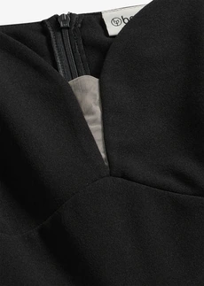 Combinaison en crêpe texturé • noir • Boutique bonprix