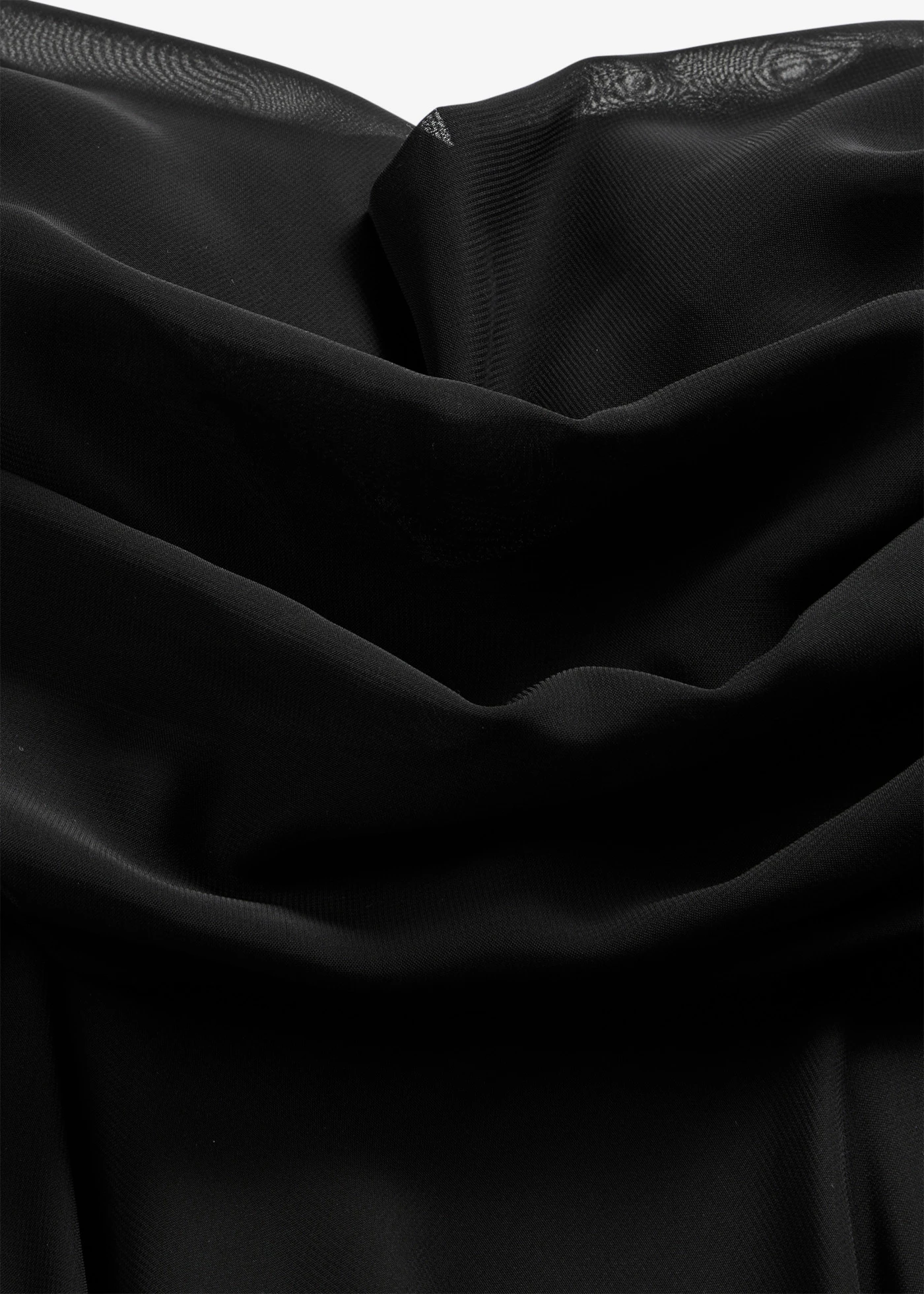 Robe de soirée en mousseline • noir • Boutique bonprix