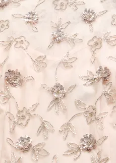 Robe de soirée en tulle délicat avec sequins brodés • rose clair • Boutique bonprix