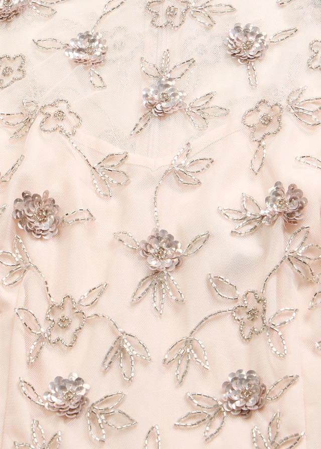 Robe de soirée en tulle délicat avec sequins brodés • rose clair • product-page.page-title-suffix