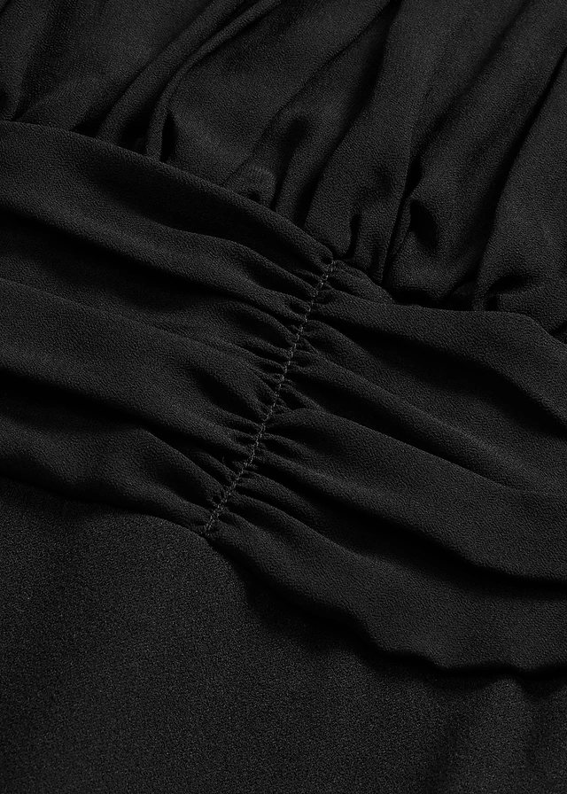Robe de soirée en crêpe texturé • noir • product-page.page-title-suffix