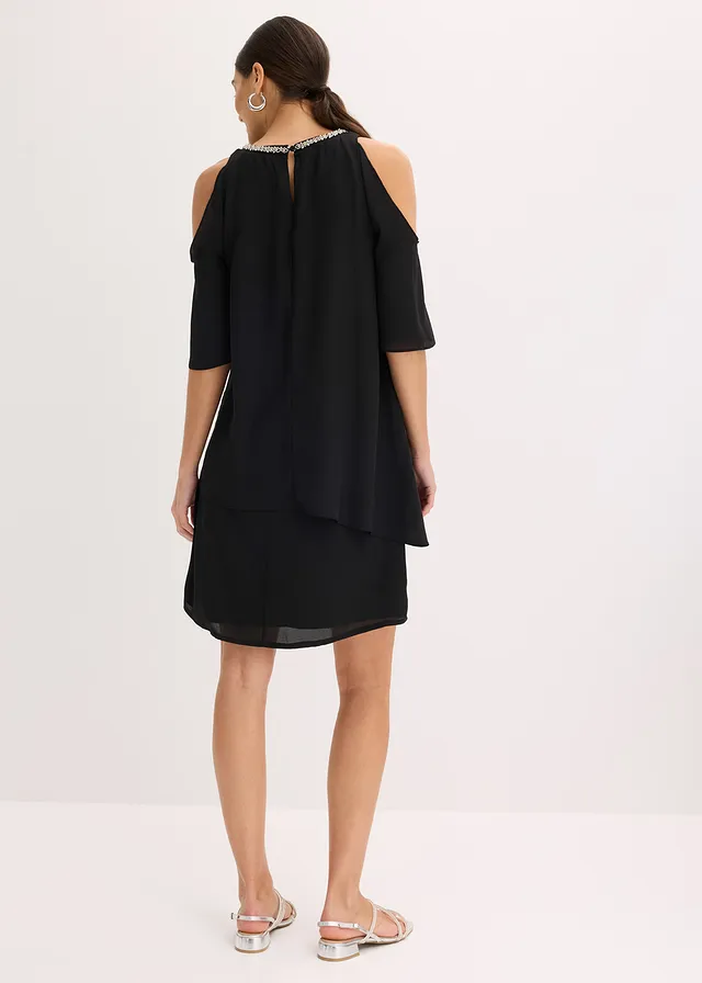Robe blouse, Couleur: noir