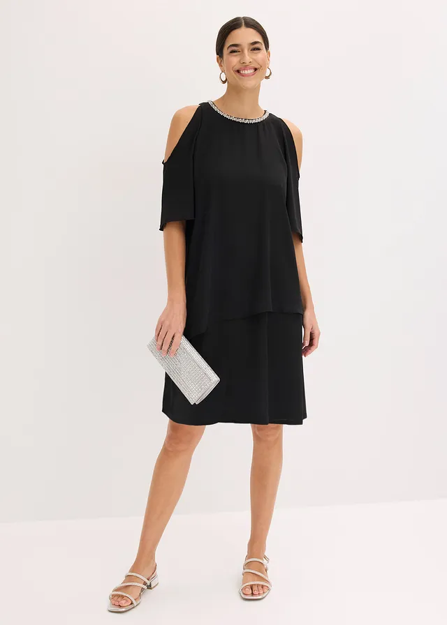 Robe blouse, Couleur: noir
