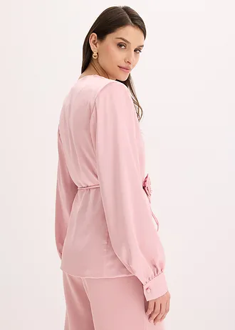 Blazer met decoratieve ceintuur • asroze • bonprix online shop