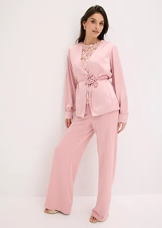 Blazer met decoratieve ceintuur • asroze • bonprix online shop