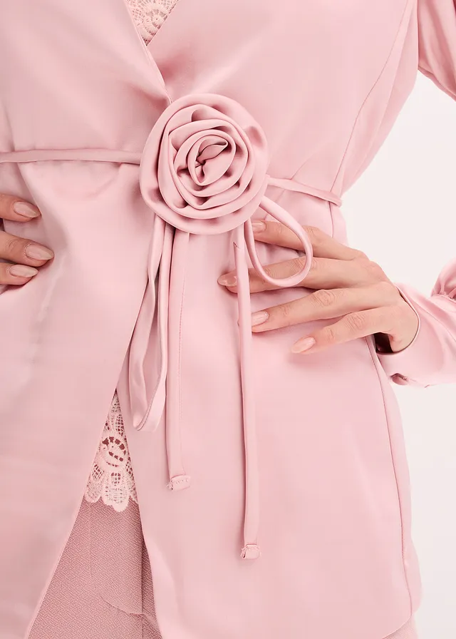 Blazer met decoratieve ceintuur • asroze • product-page.page-title-suffix