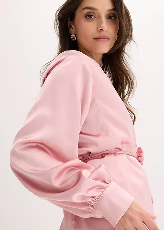 Blazer met decoratieve ceintuur • asroze • bonprix online shop