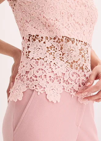 Top van kant • parelroze • bonprix online shop