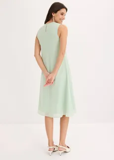 Robe de cocktail avec fleur appliquée • menthe cristal • Boutique bonprix