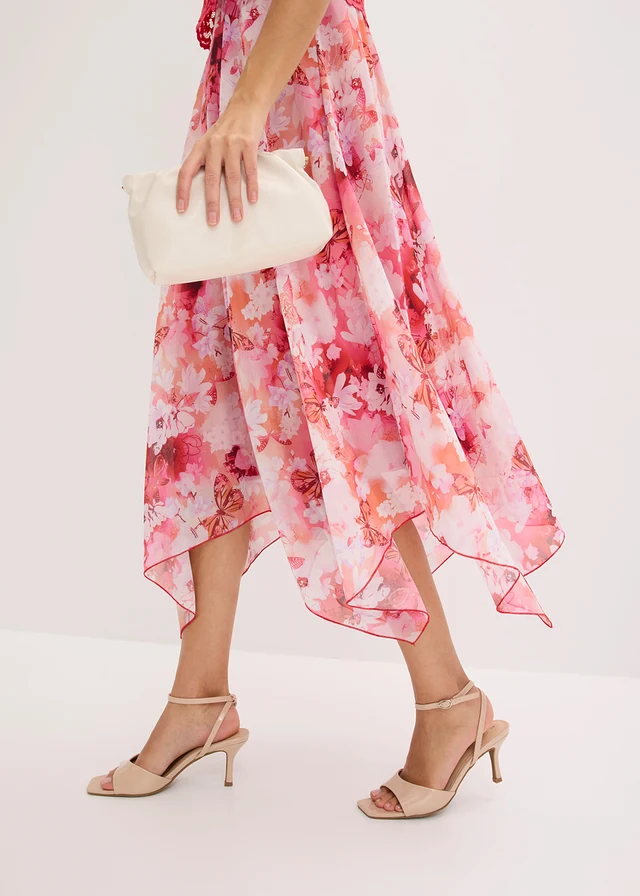 Robe en mousseline avec dentelle • rose-fuchsia floral • product-page.page-title-suffix