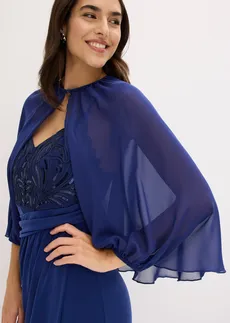 Boléro en mousseline • bleu nuit • Boutique bonprix
