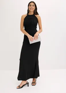 Rochie de seară din crep texturat • negru • magazin bonprix