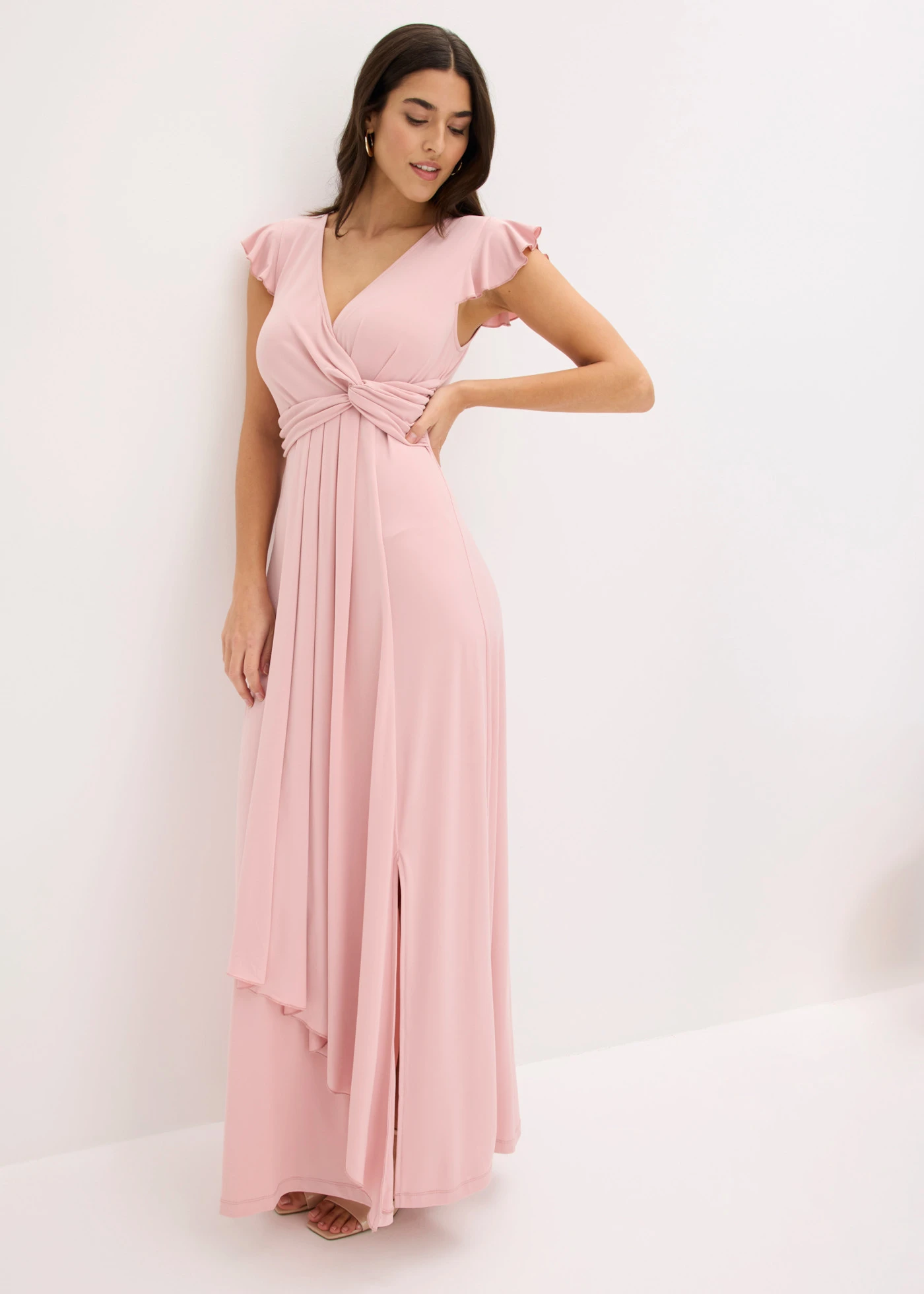 Rochie maxi • roz cenușiu • magazin bonprix