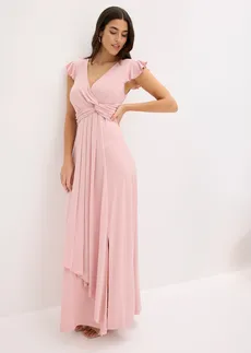 Robe longue, Couleur: rose cendré
