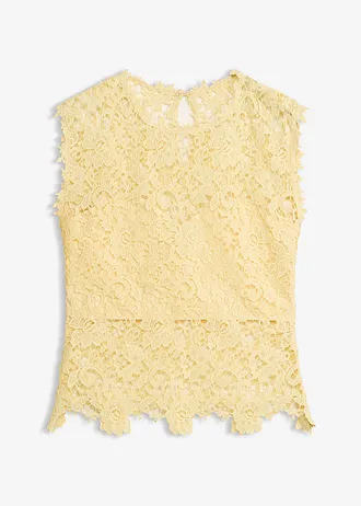 Top van kant • lichtgeel • bonprix online shop