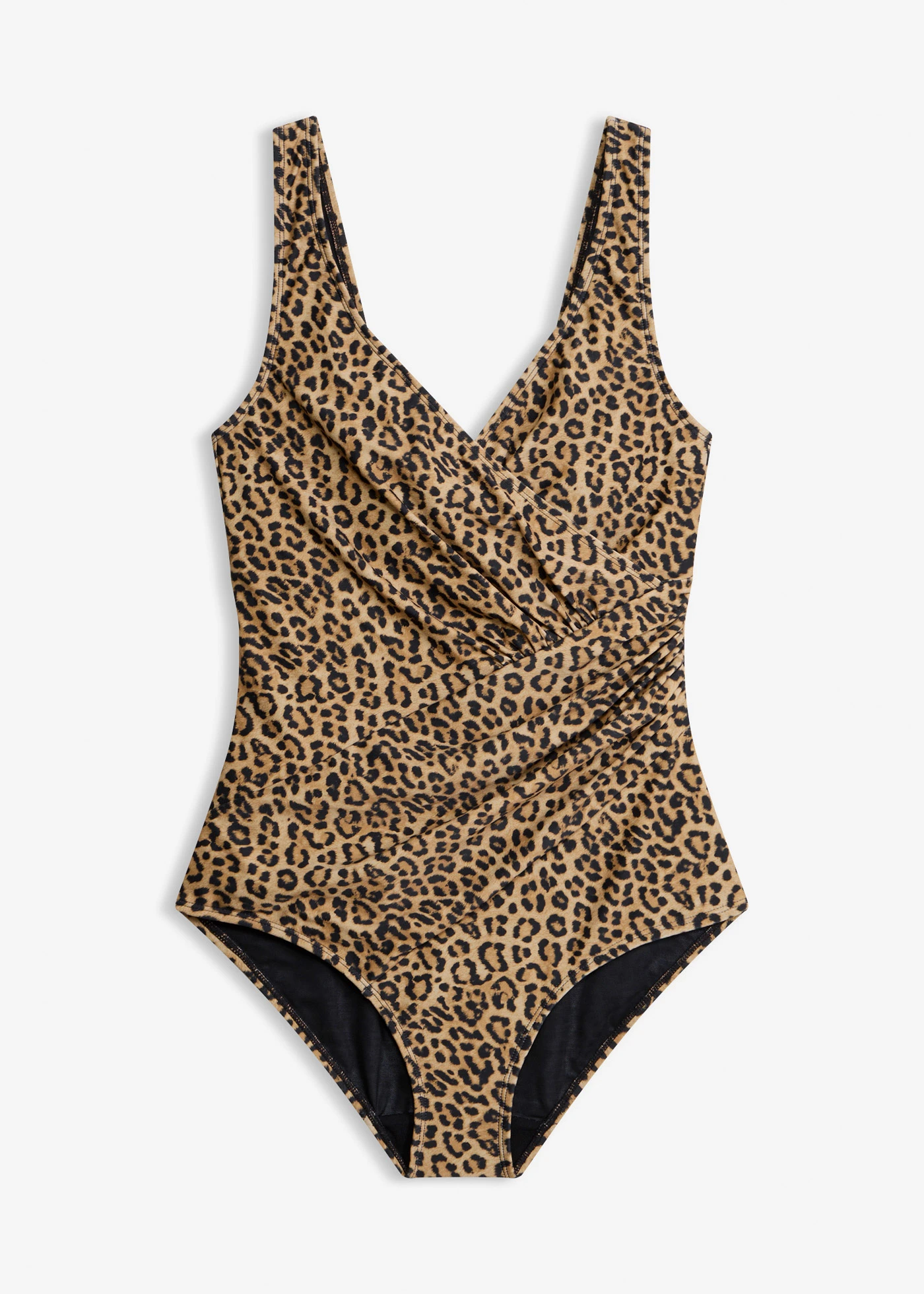 Maillot 1 pièce sculptant et croisé, maintien modéré • léopard • Boutique bonprix