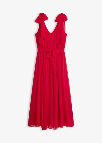 Robe en mousseline nouée sur les épaules, Couleur: fuchsia