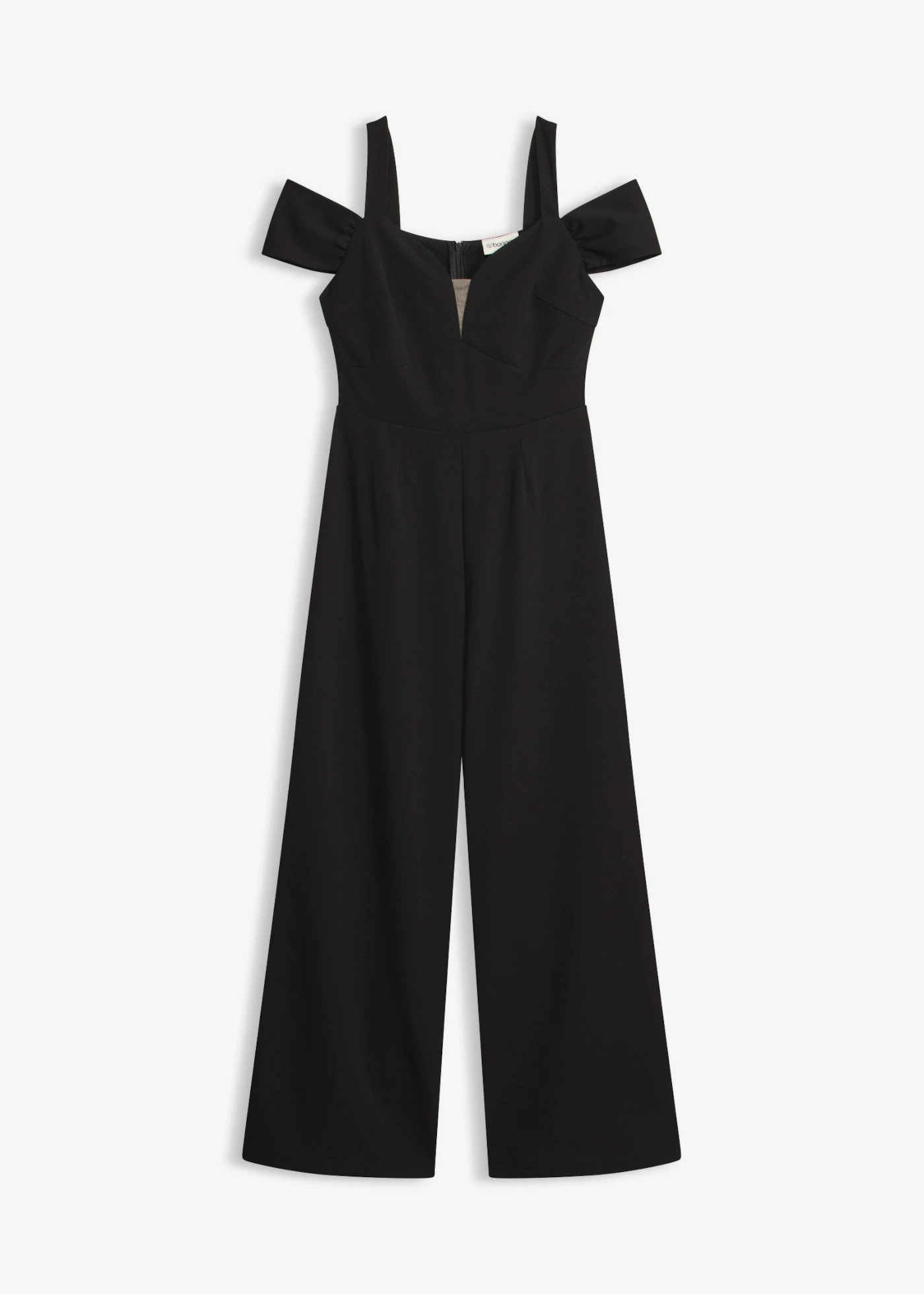 Combinaison en crêpe texturé • noir • Boutique bonprix