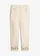 Twill broek met borduursel, Kleur: lichtsand