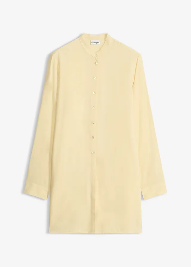 Dlhá blúzka z viskózy • svetložltá • obchod bonprix