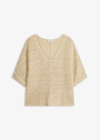 Pull en maille ajourée