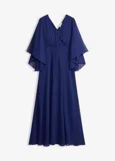 Robe de soirée en mousseline • bleu nuit • Boutique bonprix
