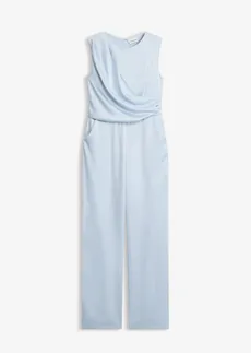 Salopetă din satin lucios • albastru pudrat • magazin bonprix