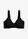 Soutien-gorge à coques et bretelles rembourrées, Couleur: noir
