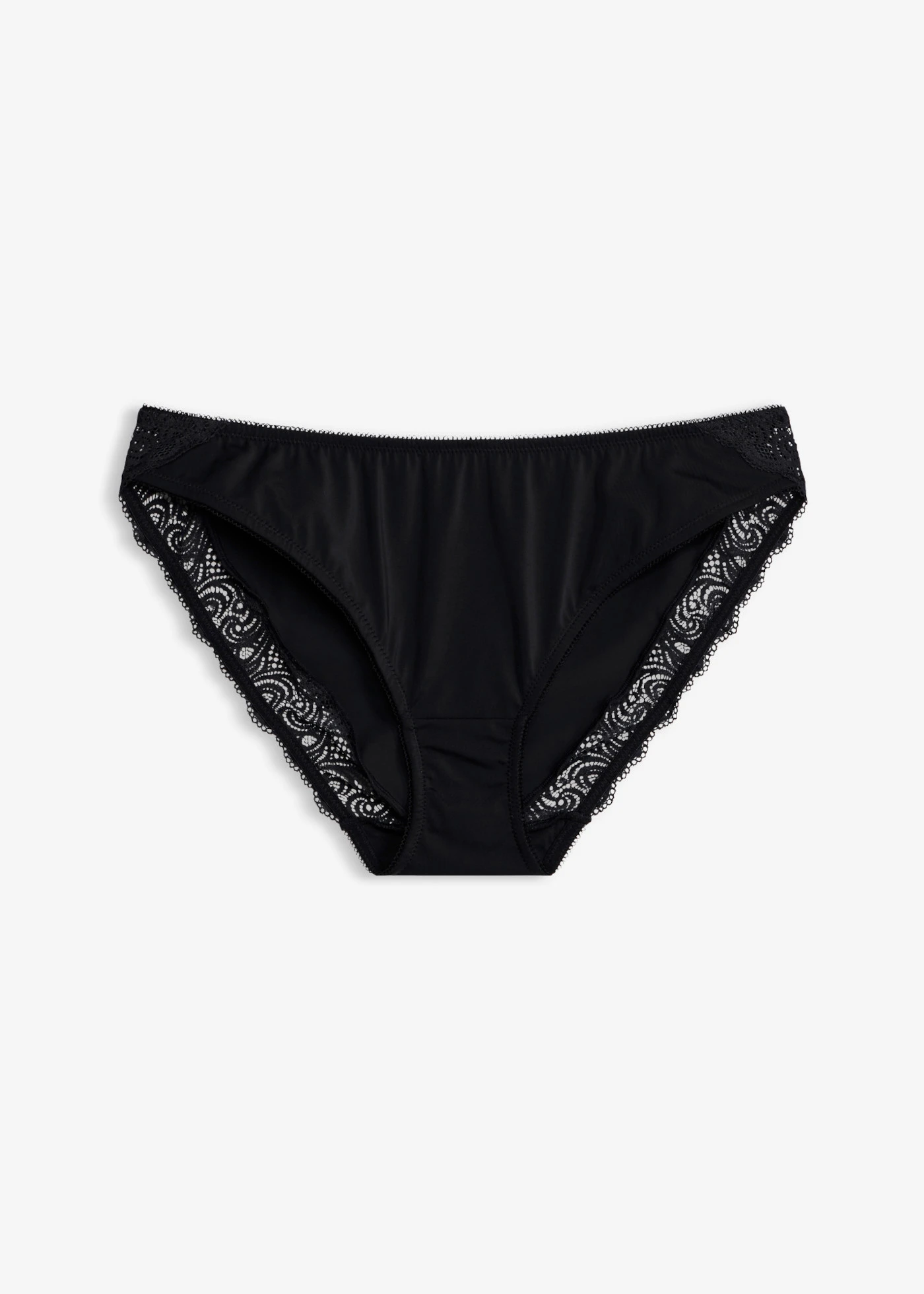 Slip met fijne kant • zwart • bonprix online shop